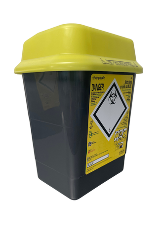 Il Contenore Interno Ha Rimosso Il Contenore Di Disposizione Di Sharps Immagine Stock - Foto 3