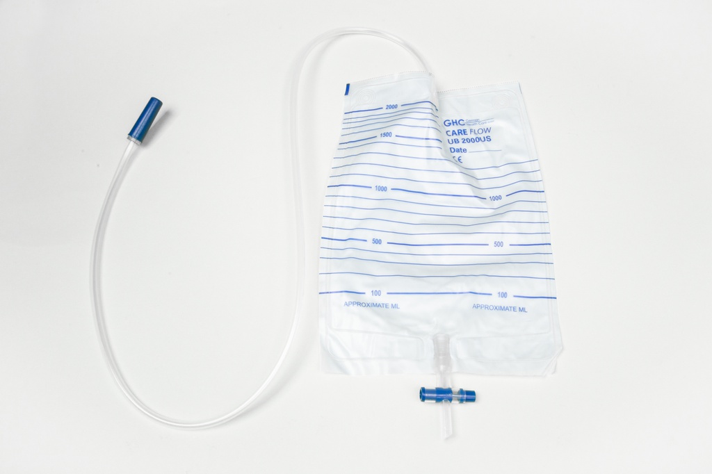 GHC CAREFLOW Urinbeutel 2l | 100 pièces main image 1