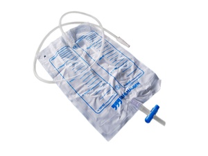 AIESI&reg; Sacche Per Urina Da Letto 2 Litri Tubo 120 Cm Con