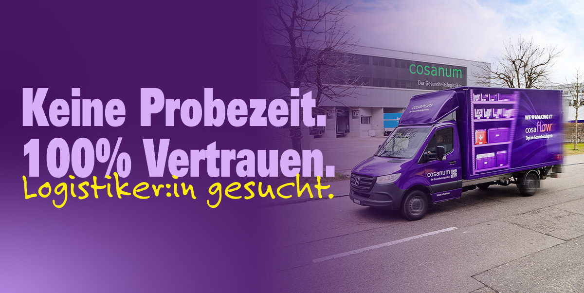 Logistiker EFZ 100 % (m/w/d)