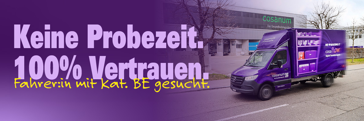Fahrer:in mit Fahrerauweis Kat. BE 100 % 